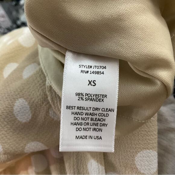 Sage the Label Polka Dot Print Cut Out Jumpsuit XS Preppy Retrogirl Glam Twee - Picture 10 of 10